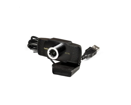 Exegate EX287377RUS Веб-камера ExeGate BusinessPro C922 HD (матрица 1/3 1,3 Мп, 1280х720, 720P, 30fps, 4-линзовый объектив, ручной фокус, USB, микрофон с шумоподавлением, универсальное крепление