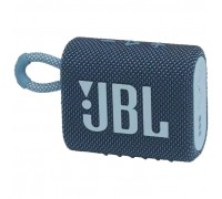 Динамик JBL Портативная акустическая система JBL GO 3 синяя JBLGO3BLU