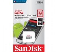 Micro SecureDigital 32Gb SanDisk Ultra® microSDHC 100MB/s Class 10 UHS-I SDSQUNR-032G-GN3MN