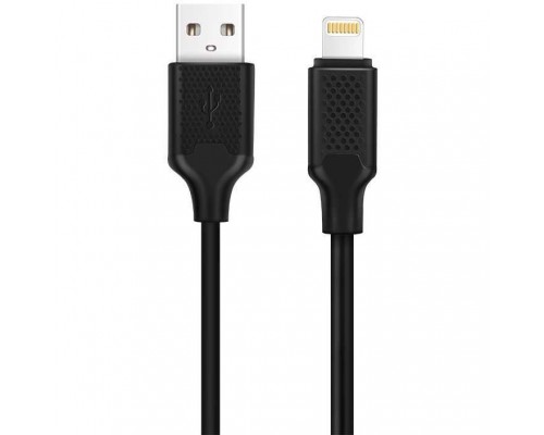Harper USB A - 8-pin, BCH-521 Black (Кабель (ПВХ) для зарядки и синхронизации, 2A, Быстрая зарядка.)