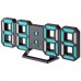Perfeo LED часы-будильник LUMINOUS 2, черный корпус / синяя подсветка (PF-6111) PF_B4928
