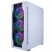 1STPLAYER DK D4 WHITE / ATX, tempered glass, metal mesh / 4x 120mm LED fans inc. / D4-WH-4G6