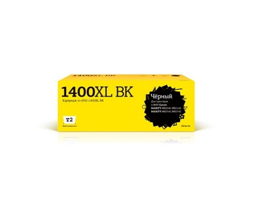 T2 PGI-1400XL BK Картридж (IC-CPGI-1400XL BK) струйный для Canon MAXIFY MB2040/MB2140/MB2340/MB2740, черный