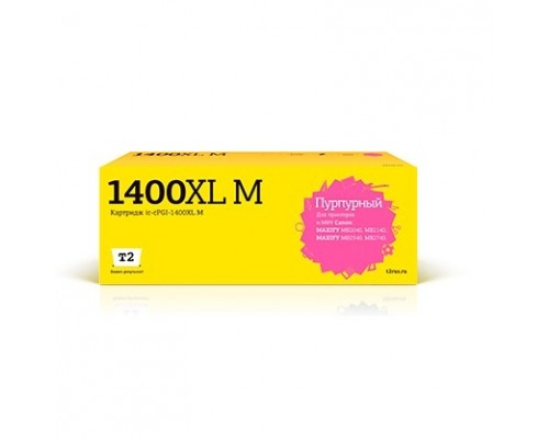 T2 PGI-1400XL M Картридж (IC-CPGI-1400XL M) струйный для Canon MAXIFY MB2040/MB2140/MB2340/MB2740, пурпурный