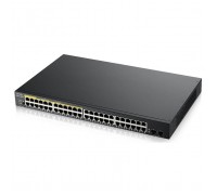 Zyxel GS190048HPV2-EU0101F Smart L2 PoE + switch, rack 19 , 48xGE (24xPoE +), 2xSFP, PoE budget 170 W