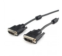Кабель DVI-D single link Gembird/Cablexpert, 1.8м, 19M/19M, экран, феррит.кольца, пакет ( CC-DVIL-BK-6)