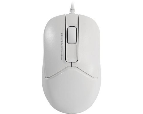 A4Tech Fstyler FM12S белый оптическая (1200dpi) silent USB (3but)