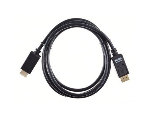 VCOM Кабель-переходник DisplayPort M-&gt; HDMI M 4K@60Hz 1.8m VCOM (CG609-1.8M) 04895182226890