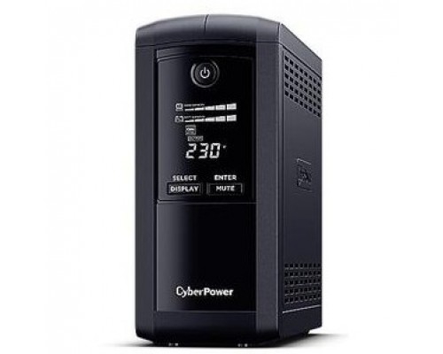 CyberPower VP700ELCD Line-Interactive, Tower, 700VA/390W USB/RS-232/RJ11/45 (4 EURO)