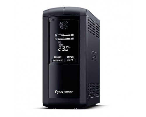 CyberPower VP1000ELCD Line-Interactive, Tower, 1000VA/550W USB/RS-232/RJ11/45 (4 EURO)