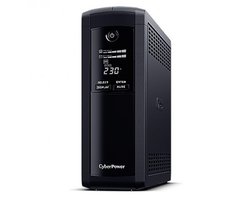 CyberPower VP1600ELCD Line-Interactive, Tower, 1600VA/960W USB/RS-232/RJ11/45 (4 + 1 EURO)