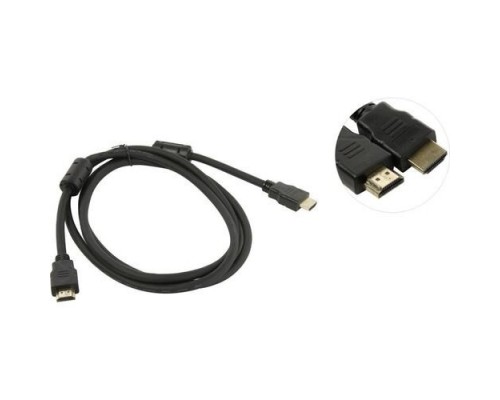 Exegate EX287723RUS Кабель HDMI ExeGate EX-CC-HDMI2-1.8F (19M/19M, v2.0, 1,8м, 4K UHD, Ethernet, ферритовые кольца, позолоченные контакты)