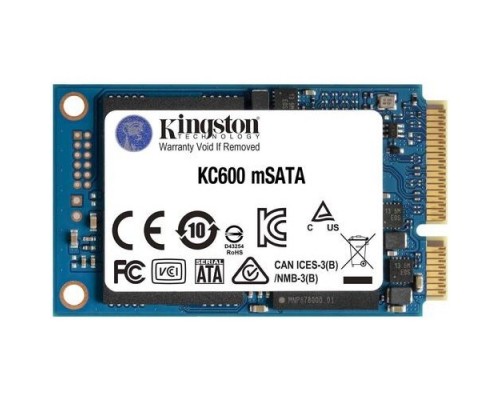 Kingston SSD 512GB KC600 Series SKC600MS/512G mSATA