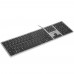 ноутбучного типа Gembird KB-8420, USB, ножничный механизм, клавиши управления громкостью, 104 клавиши, кабель 1,5м
