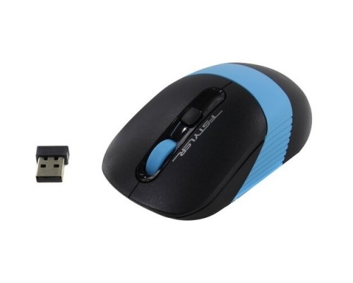 A-4Tech Fstyler FG10 черный/синий оптическая (2000dpi) беспроводная USB 1147565