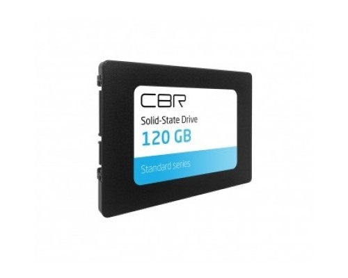 CBR SSD-120GB-2.5-ST21, Внутренний SSD-, серия Standard, 120 GB, 2.5, SATA III 6 Gbit/s, Phison PS3111-S11, 3D TLC NAND, R/W speed up to 550/420 MB/s, TBW (TB) 100