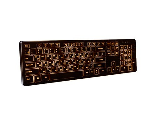 Dialog Katana KK-ML17U BLACK - Multimedia, с янтарной подсветкой клавиш, USB, черная