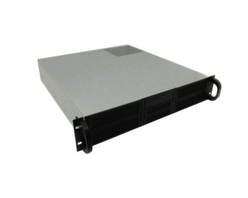 Procase RE204-D2H5-M-48 2U server case,2x5.25+5HDD,черный,без блока питания(PS/2,mini-redundant),глубина 480мм,mATX 9.6x9.6
