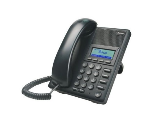 D-Link DPH-120S/F1C IP-телефон с 1 WAN-портом 10/100Base-TX, 1 LAN-портом 10/100Base-TX