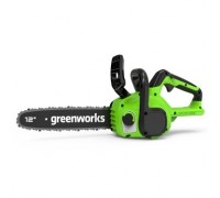 Greenworks GD24CS30 Цепная пила аккумуляторная, 24V, 30см, бесщеточная, без АКБ и ЗУ 2007007