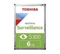 6TB Toshiba Surveillance S300 (HDWT860UZSVA/HDKPB06Z0A01S) SATA 6.0Gb/s, 5400 rpm, 256Mb buffer, 3.5 для видеонаблюдения