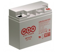 WBR Батарея GP12170 (12V/18Ah) под гайку и болт М5