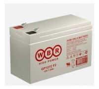 WBR Батарея GP1272 (28W) f2 (12V/7,2Ah)