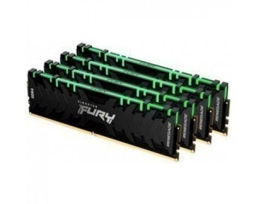 Kingston DRAM 32GB 3600MHz DDR4 CL16 DIMM (Kit 4x8Gb) FURY Renegade RGB KF436C16RBAK4/32