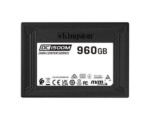 Kingston Enterprise SSD 960GB DC1500M U.2 PCIe NVMe SSD (R3100/W1700MB/s) 1DWPD (Data Center SSD for Enterprise)