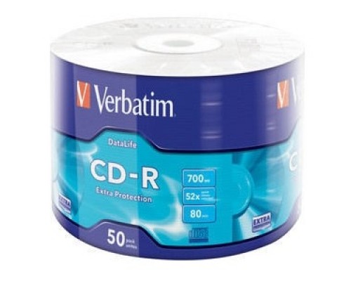 Verbatim и CD-R 700Mb 52x bulk (50шт) (43787)
