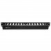5bites Панель-органайзер кабеля CM-101B для сетевых шкафов ГРЕБЕНКА / КРЫШКА / 1U / 19 / BLACK