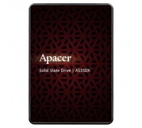 Apacer SSD PANTHER AS350X 512Gb SATA 2.5 7mm, R560/W540 Mb/s, IOPS 80K, MTBF 1,5M, 3D NAND, Retail (AP512GAS350XR-1)