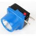 Ultraflash LED5375 (фонарь налобн аккум 220В, голубой, 1 Ватт LED, 2 реж, пласт, бокс)