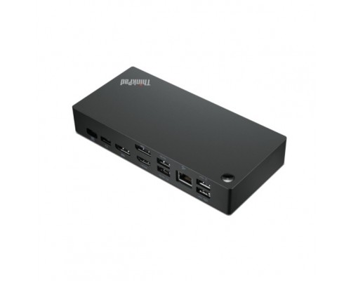 Lenovo 40AY0090EU ThinkPad Universal USB-C Dock 2x DP 1.4, 1x HDMI 2.0, 3x USB 3.1, 2x USB 2.0, 1x USB-C, 1x RJ-45, 1x Combo Audio Jack 3.5mm