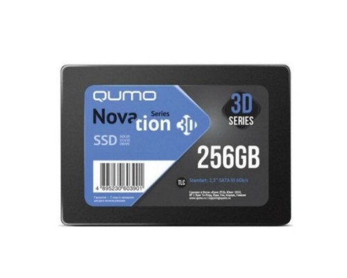 QUMO SSD 256GB Novation TLC Q3DT-256GSCY SATA3.0