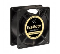 Exegate EX289006RUS Вентилятор 220В ExeGate EX09225SAT (92x92x25 мм, Sleeve bearing (подшипник скольжения), клеммы, 2500RPM, 34dBA)