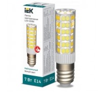 Iek LLE-CORN-7-230-40-E14 Лампа LED CORN капсула 7Вт 230В 4000К керамика E14