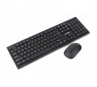 Гарнизон Комплект клавиатура + мышь GKS-150, беспроводная, бчерный, 2.4 ГГц, 1000 DPI, USB, з кл + колесо-кнопка, nano-приемник