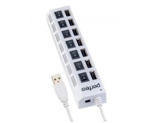 Perfeo USB-HUB 7 Port, (PF-H033 White) белый PF_C3224