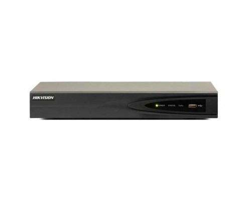 HIKVISION DS-7604NI-K1/4P(C) 4-х канальный IP-видеорегистратор c PoE Видеовход: 4 канала; аудиовход: двустороннее аудио 1 канал RCA; видеовыход: 1 VGA до 1080Р, 1 HDMI до 4К