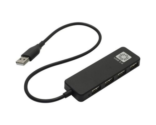 5bites Концентратор HB24-209BK 4*USB2.0 / USB PLUG / BLACK