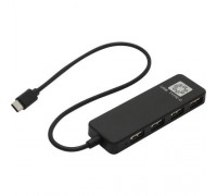 5bites HB24C-210BK Концентратор 4*USB2.0 / TYPE-C PLUG / BLACK