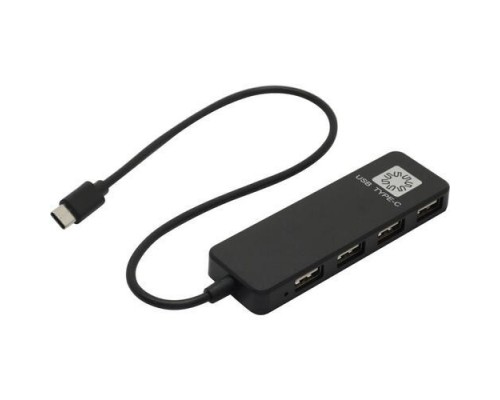 5bites Концентратор HB24C-210BK 4*USB2.0 / TYPE-C PLUG / BLACK