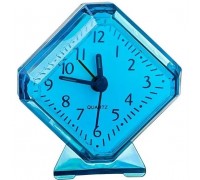 Perfeo Quartz часы-будильник PF-TC-002, ромб. 7,5*8,5 см, синие
