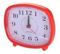Perfeo Quartz часы-будильник PF-TC-005, прямоугольные 10*8,5 см, красные