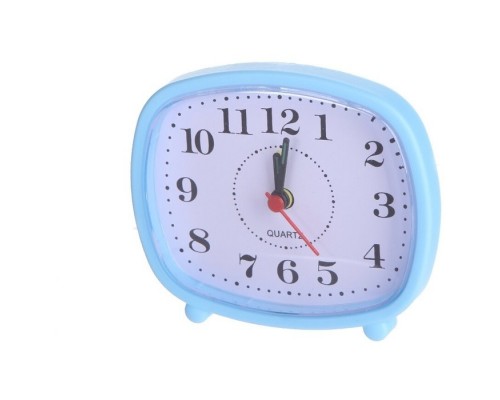 Perfeo Quartz часы-будильник PF-TC-005, прямоугольные 10*8,5 см, синие