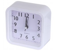 Perfeo Quartz часы-будильник PF-TC-019, квадратные 10*10 см, белые