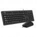 + мышь A4Tech KK-3330S клав:черный мышь:черный USB 1530250