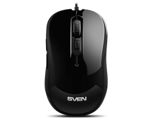 Sven RX-520S чёрная (бесшумн. клав, 5+1кл. 3200DPI, блист)