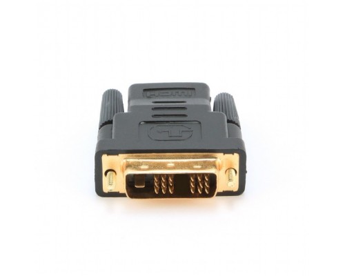 Bion Переходник HDMI-DVI 19F/19M (мама-папа), позолоченные контакты, черный BXP-A-HDMI-DVI-2